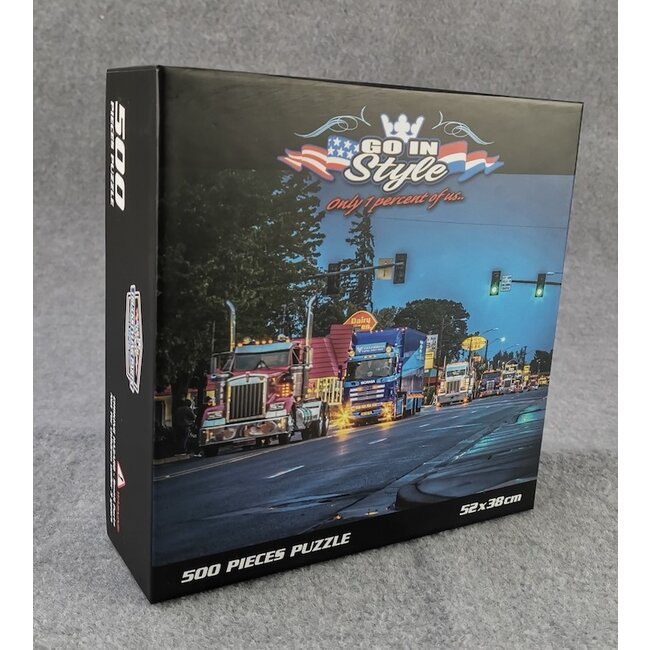 Puzzle with 500 pieces