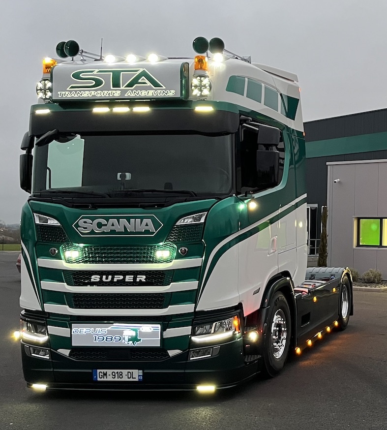 Demi-spoiler sous pare-chocs avant Veap pour pare-chocs bas Scania NextGen