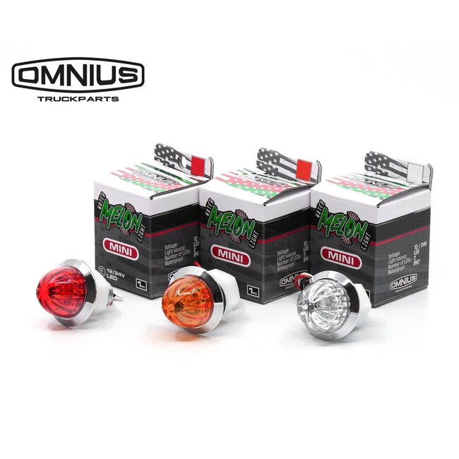 Omnius mini melon lights 12/24 volt