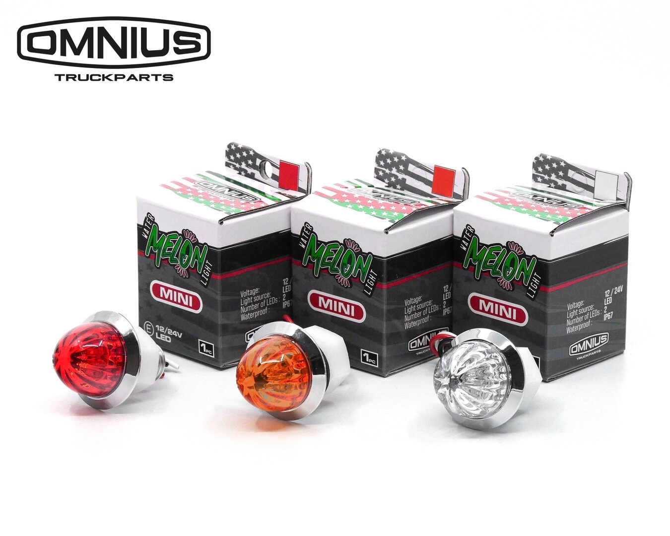 Omnius Mini-feux LED « Melonlight » Omnius - Diverses couleurs