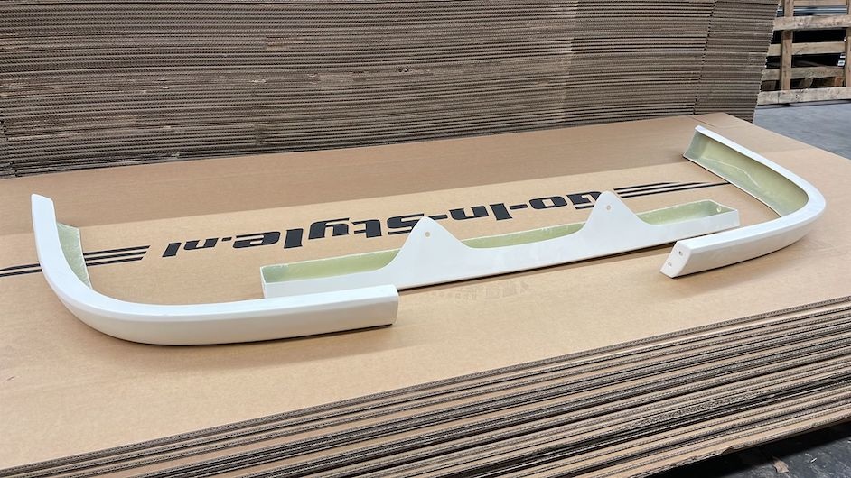 Spoiler sous pare-chocs avant CP Tuning pour pare-chocs bas Scania R - 3 parties