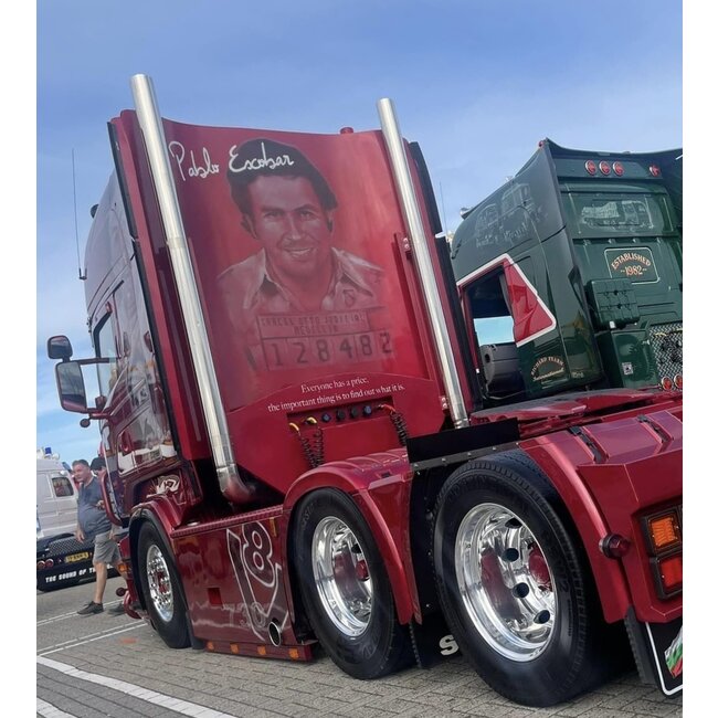 Bagplade til Scania R-serien Topline