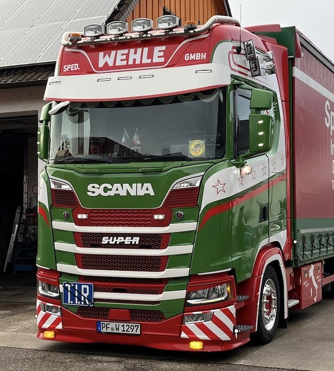 Fox Parts Zonneklep Scania NextGen Rond 35cm