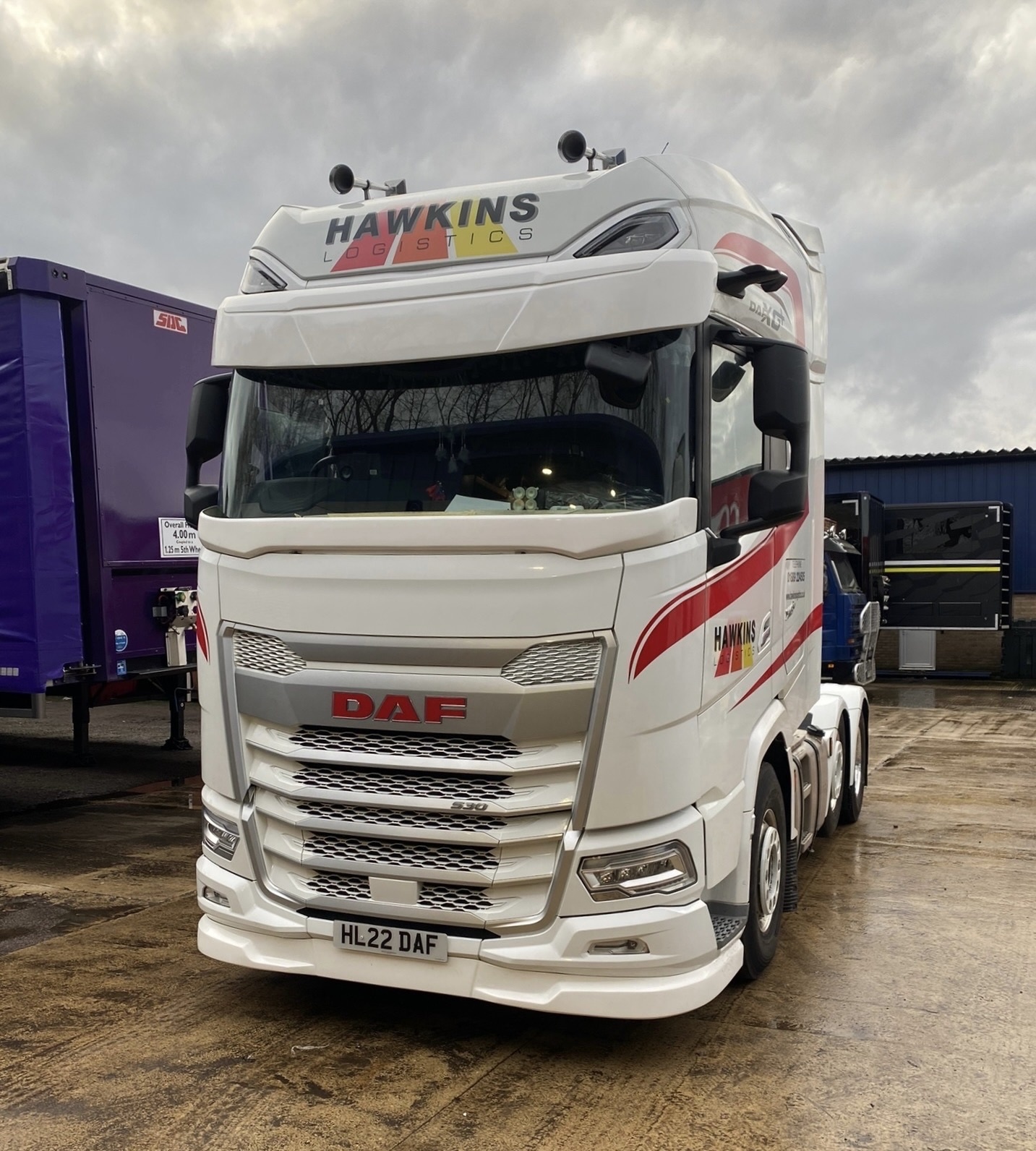 Spoiler sous pare-chocs avant Coles Custom DAF XF / XG / XG+