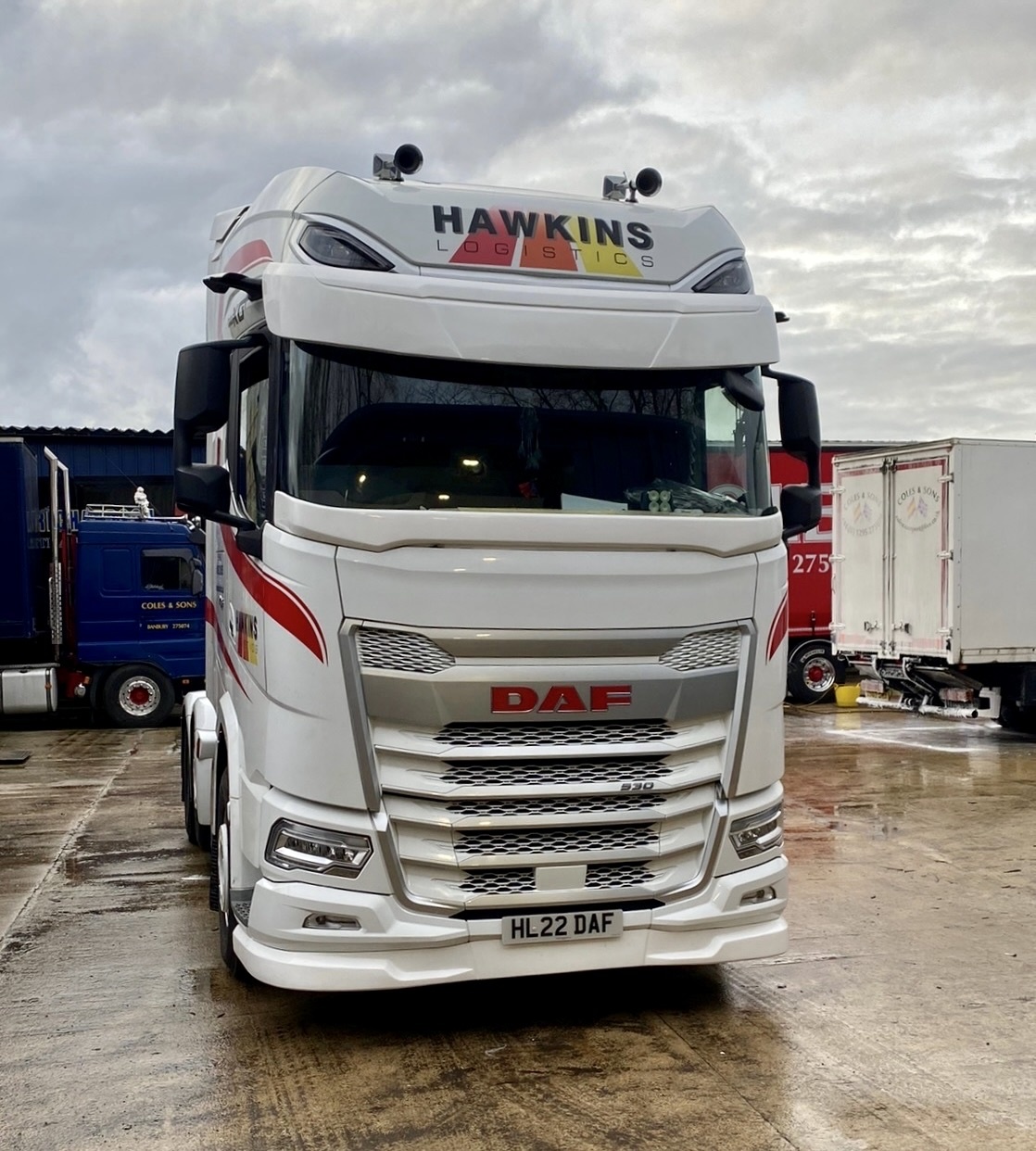 Spoiler sous pare-chocs avant Coles Custom DAF XF / XG / XG+
