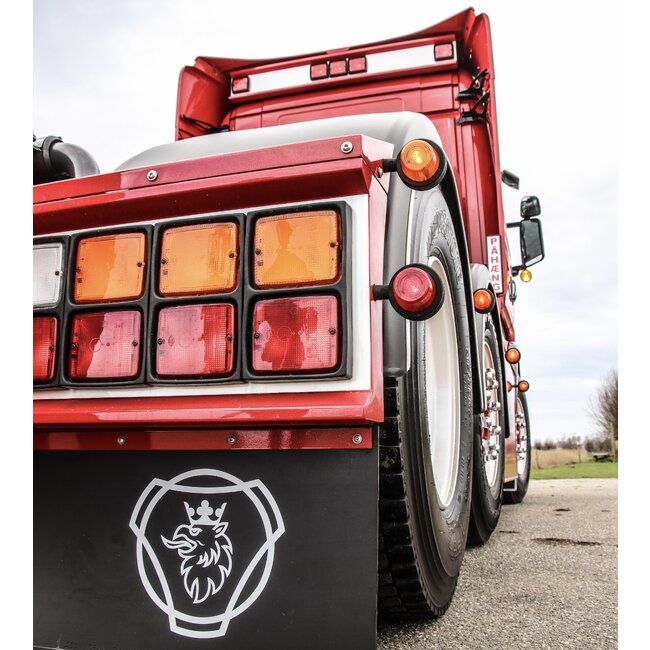 Schwedische Seitenmarkierungen von Gylle mit Glühbirnenhalterung