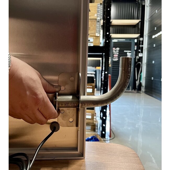 Turbo Truckparts Aufsteckhalterung, rostfrei, für die Rundumleuchte von Hella oder AEB (Set)