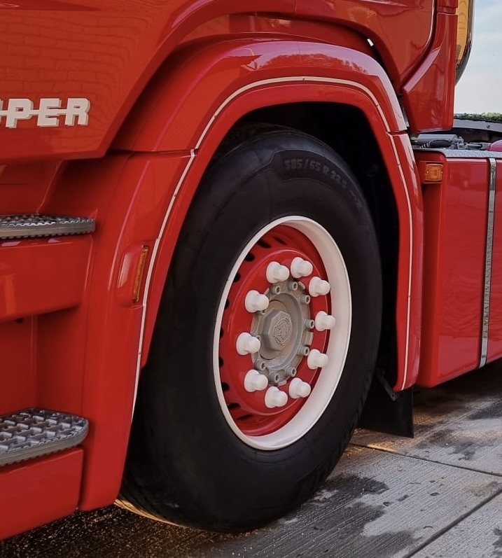 Spatbord verlenger voor Scania NG (set)