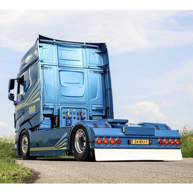 Turbo Truckparts Frame Heckstoßstange mit 8 runden Löchern (Edelstahl)