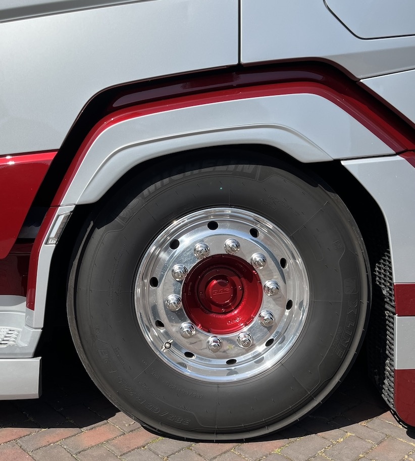 SJOIOOP Ventilkappen Für Alu-Reifen - Stylische Abdeckungen Für DAF LKW (Wasserdicht & CNC-gefräst)