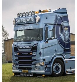 Turbo Truckparts TTP Rostfritt stål Michelin-stöd Aerosign ljuslåda (set)
