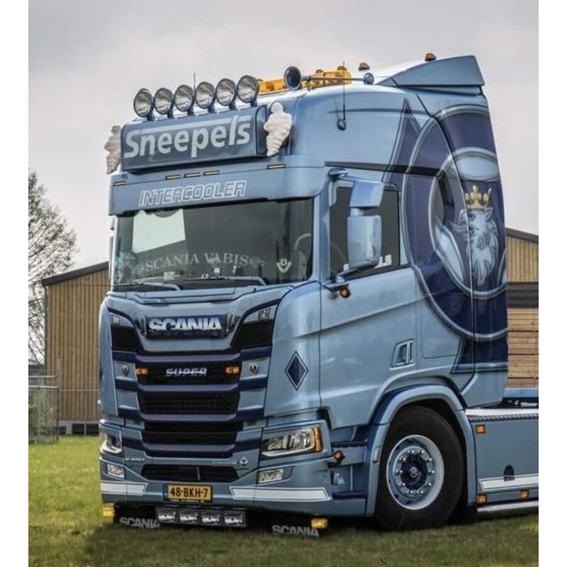 Turbo Truckparts TTP Rustfrit stål Michelin støtte Aerosign lyskasse (sæt)