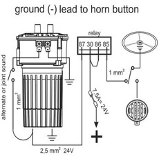 Marco Italian horn FAST with 12V compressor