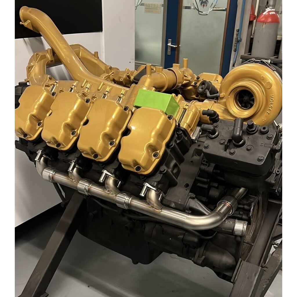 FKM Garage FKM Garage Rustfri udstødningsmanifold til Scania 16 liters V8 Euro 3/4/5