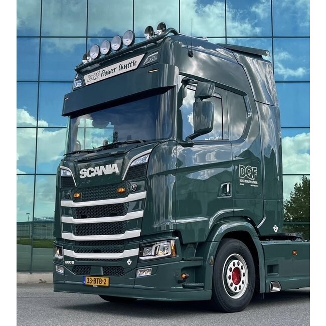 Spoiler sous pare-chocs avant Solarguard pour pare-chocs haut Scania NG + feux Talmu