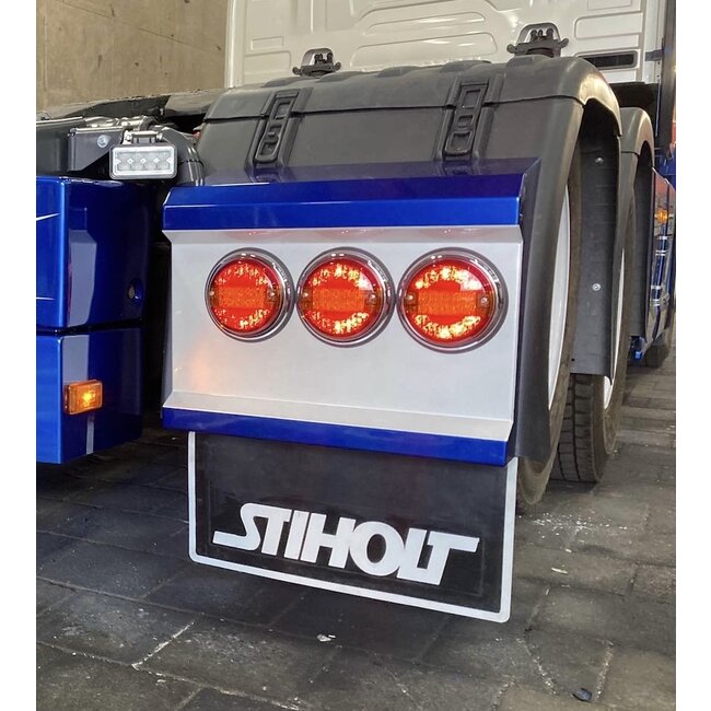 Turbo Truckparts-bakljussystem med runda lyktor (sats)