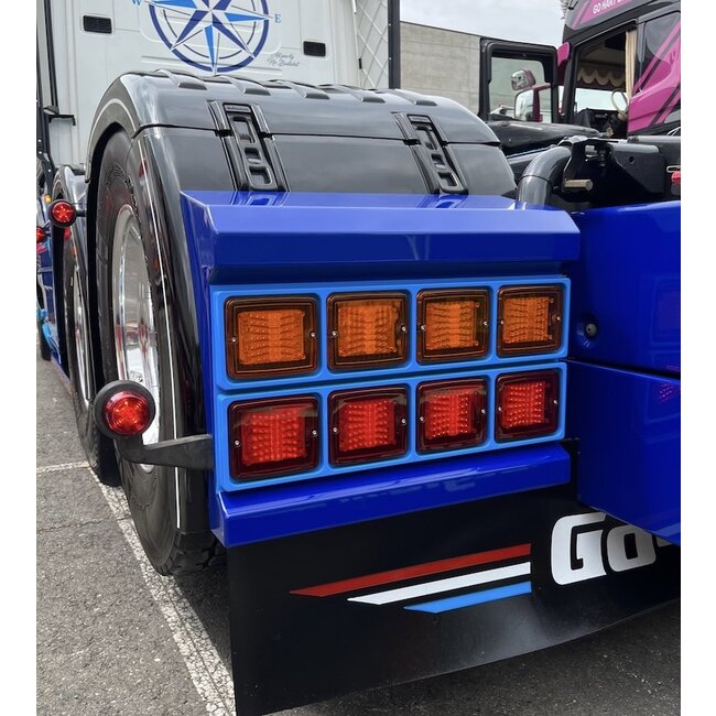 Omnius slim taillight Frame voor 4x LED achterlicht