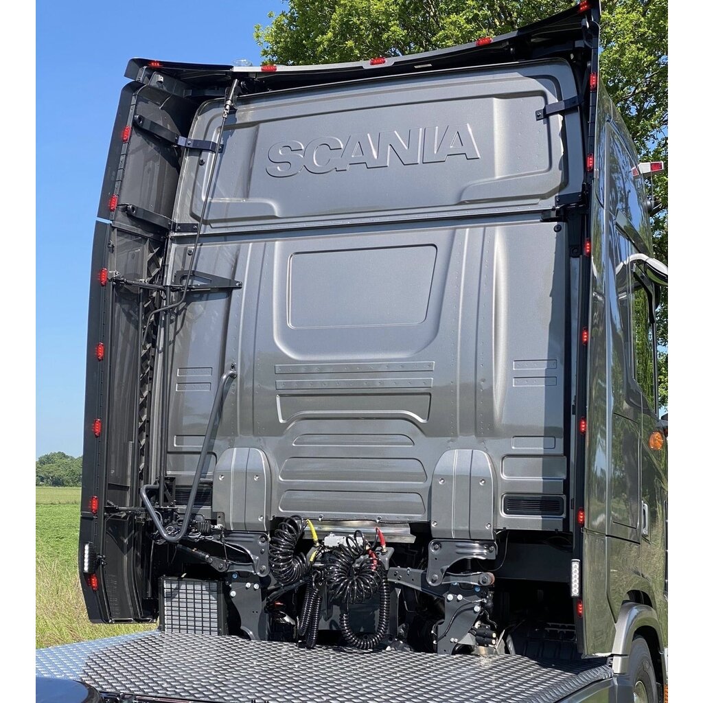 Abdeckungen für die Luftfederung des Fahrerhauses bei Scania Serie