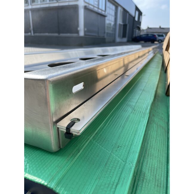 Turbo Truckparts bagkofanger runde hamburgerlampehuller (rustfrit stål)