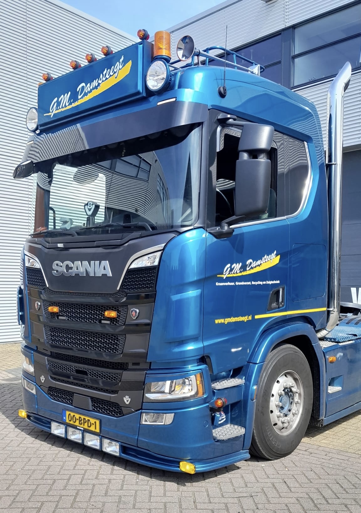 Fox Parts Zonneklep Scania NG Recht 35cm