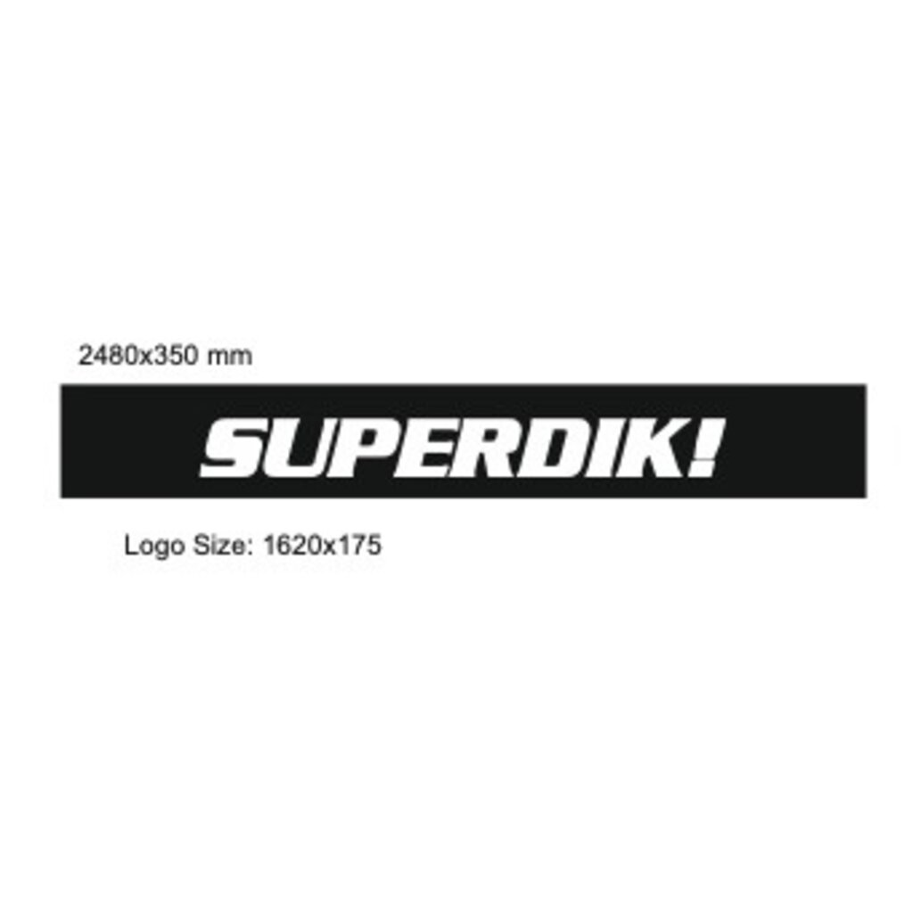 GIS Stänklapp Superdik! 248x35 cm