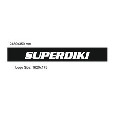 GIS Spatlap Superdik! 248x35 cm