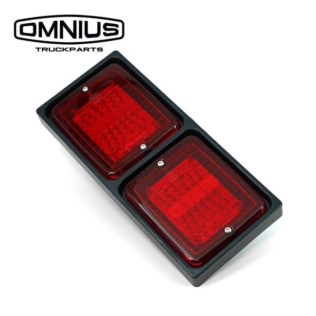 Omnius slim taillight Double horizontal frame for LED taillights
