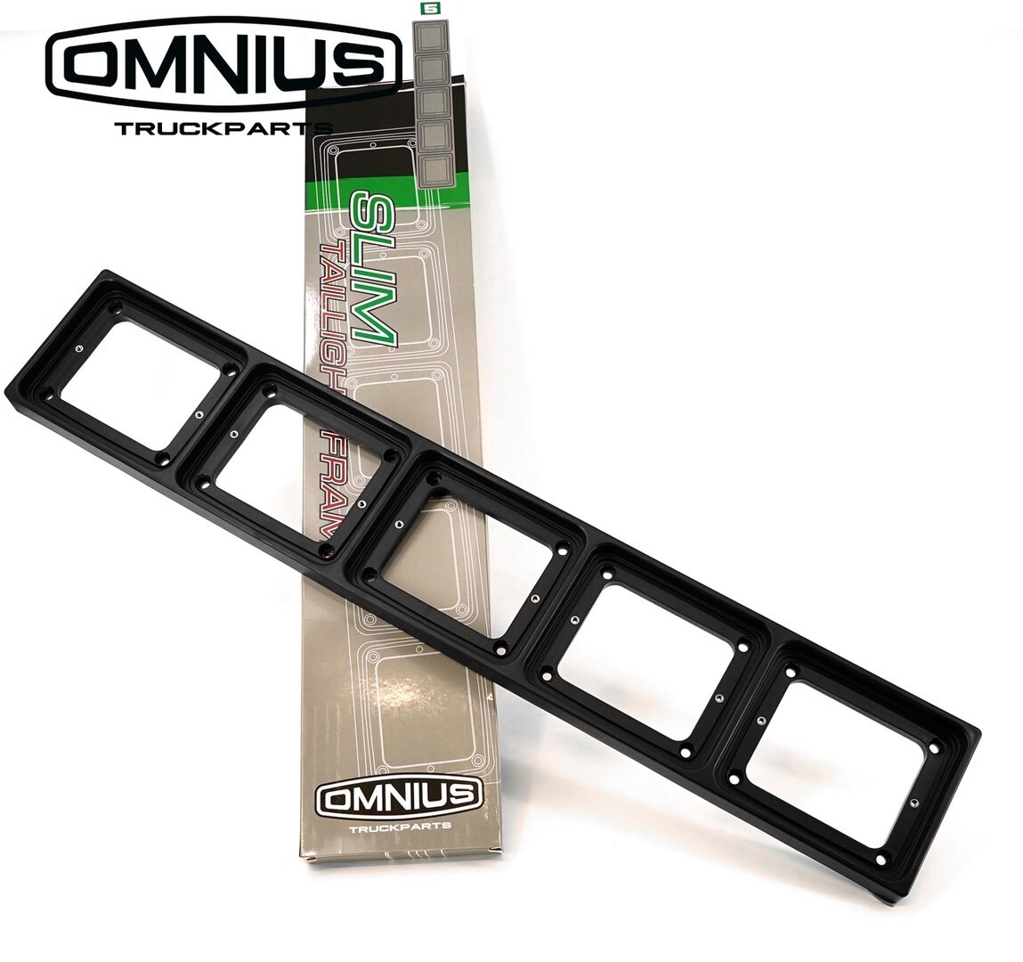 Omnius Cadre de montage fin pour 5x feux de marche arrière Izeled