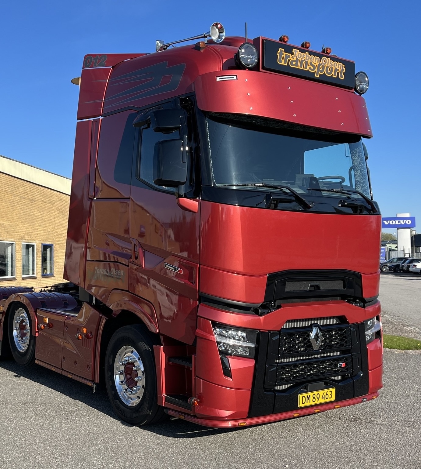Class Design solskærm Renault T med lys