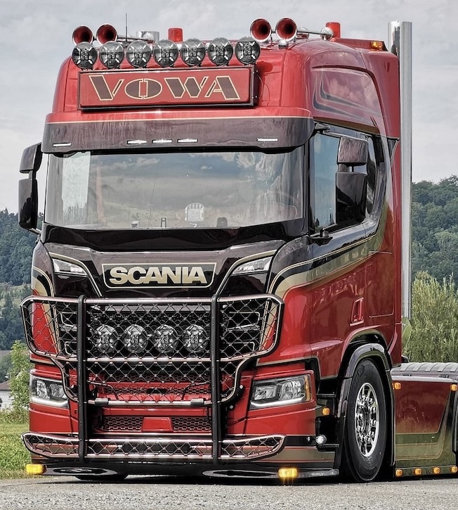 Solarguard Solarguard Sonnenblende Scania Nextgen 35cm 5 Lampenlöcher