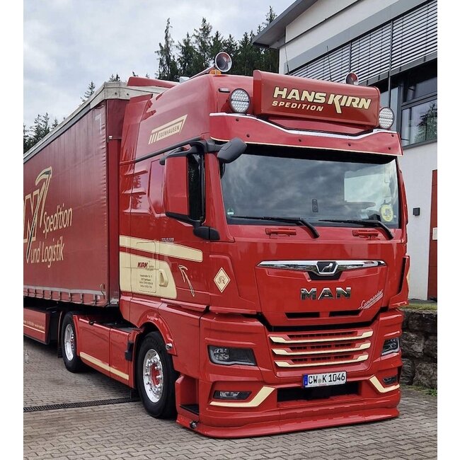 Dolny spojler Turbo Truckparts do MAN TGX