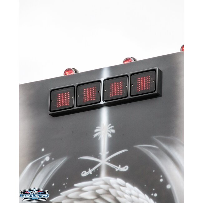 Omnius slim taillight Frame for 4x LED taillight