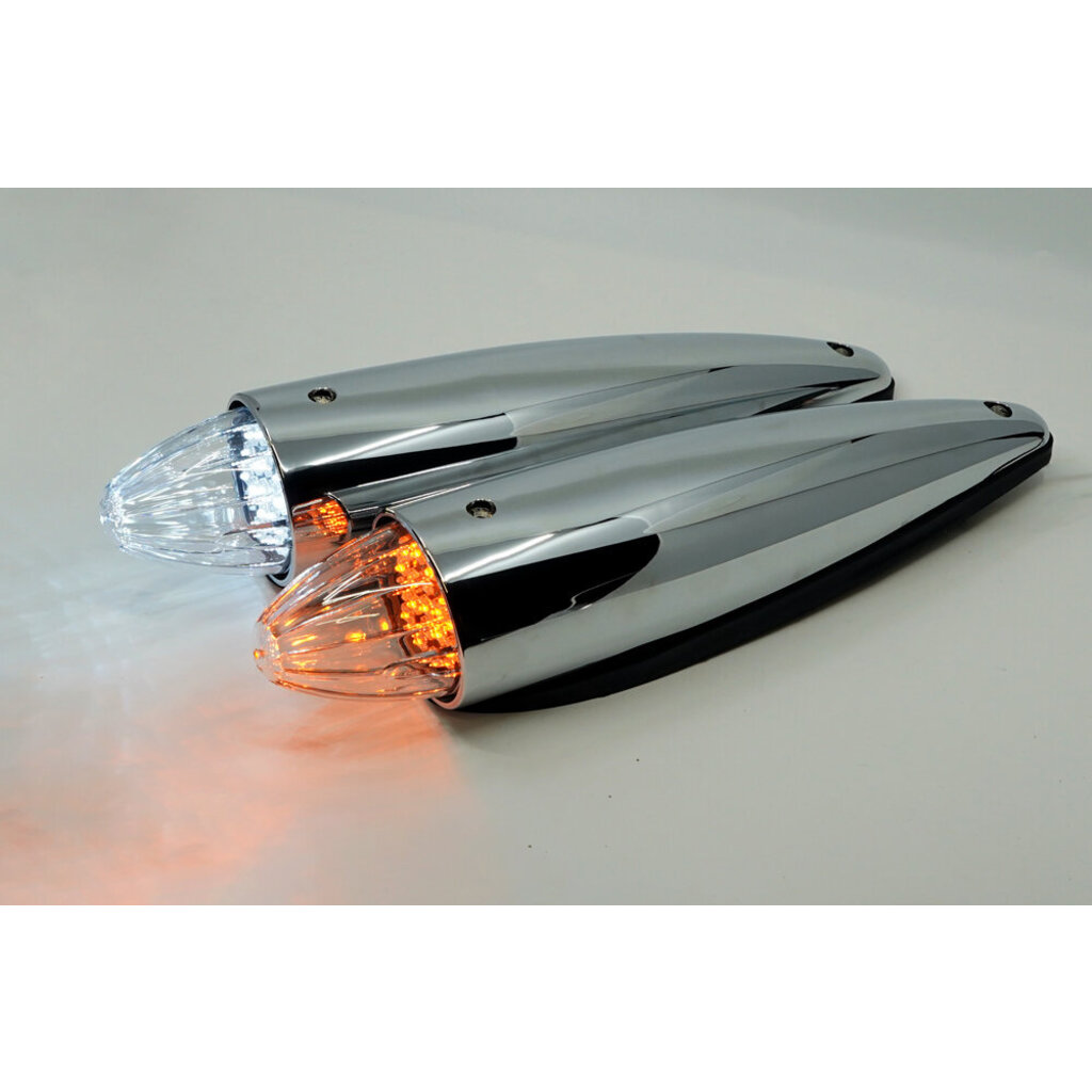 Omnius Torpedolampe med omskiftelig lys orange/hvid