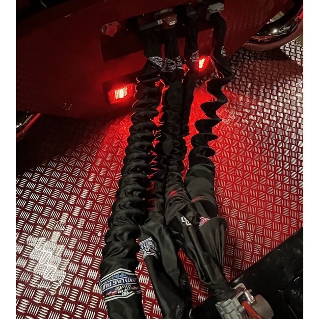 Hylsa till luftspiralslang med GIS-logga.