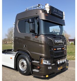 Turbo Truckparts Turbo Truckparts kofangerspoiler Scania NextGen medium kofanger med Talmu's