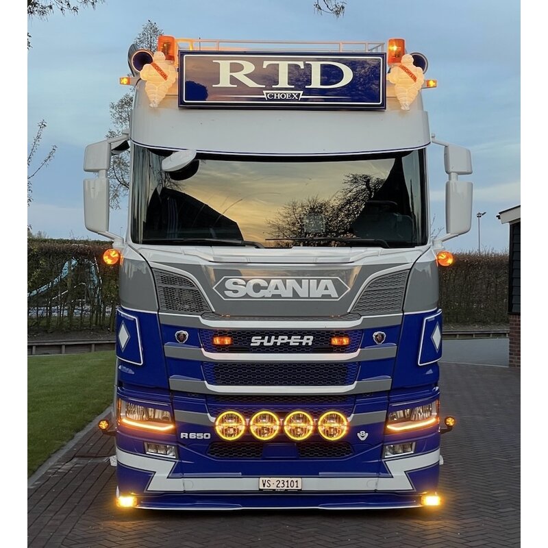 Turbo Truckparts Turbo Truckparts onderspoiler Scania NextGen lage bumper met Talmu's