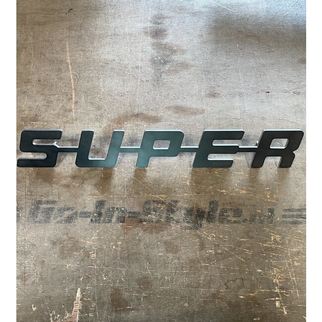 Scania SUPER emblem, polyester eller rustfrit stål
