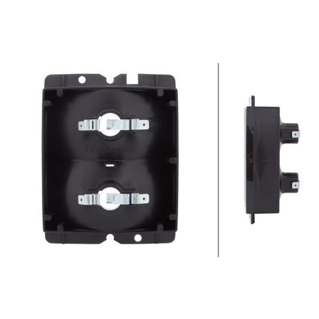 Hella dubbelsockel för blocklampa