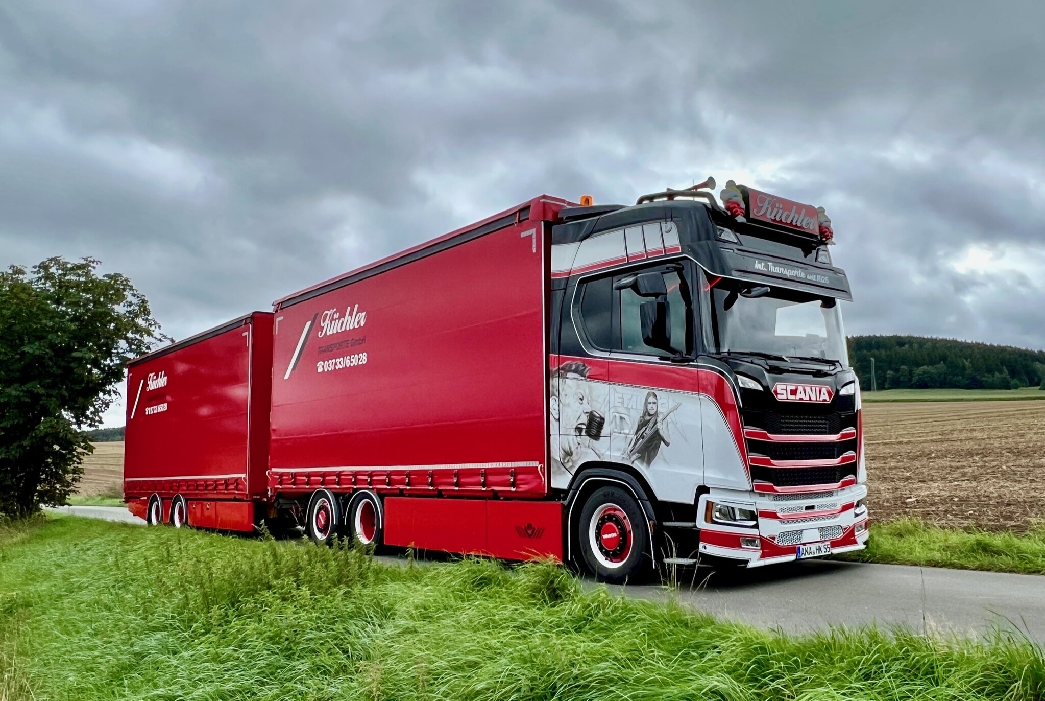 Coles Custom Mexicano Zonneklep voor Scania NextGen