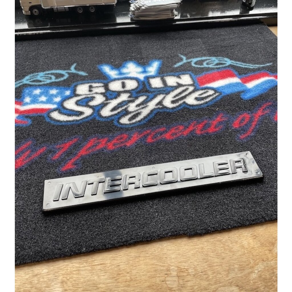 Oldskool Scania intercooler sign