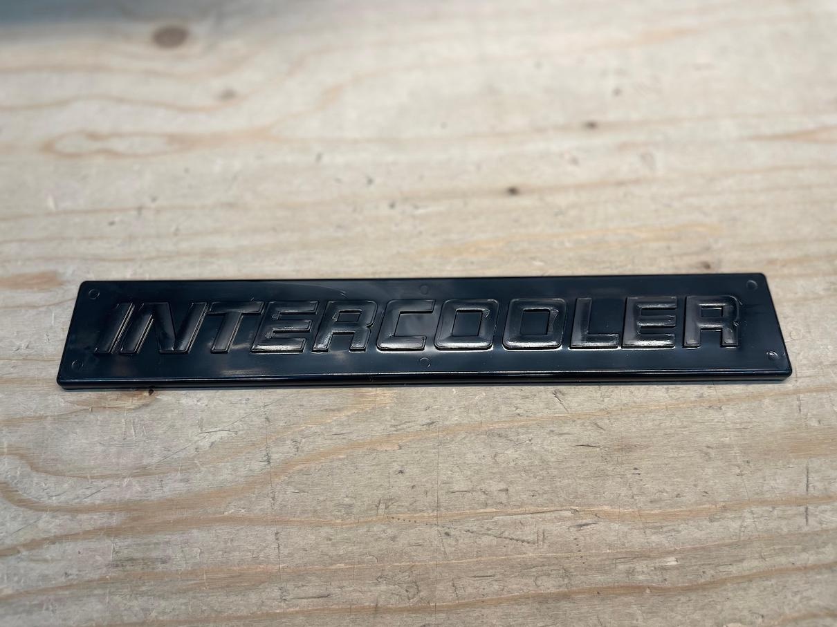 Oldskool Scania intercooler bordje