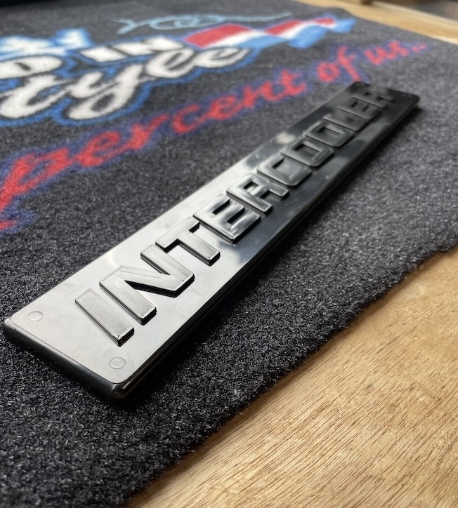 Oldskool Scania intercooler bordje