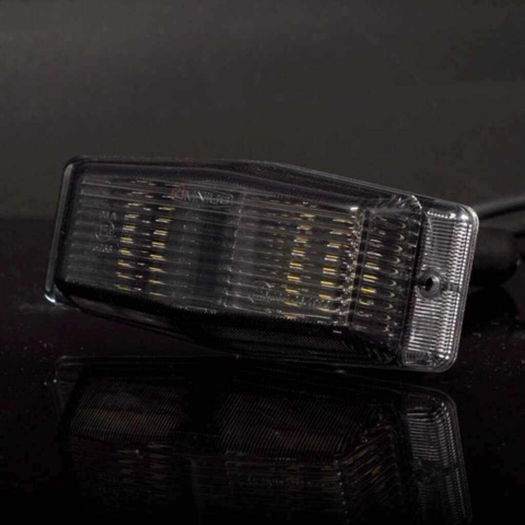 Deense breedtelamp schakelbaar Smoked LED
