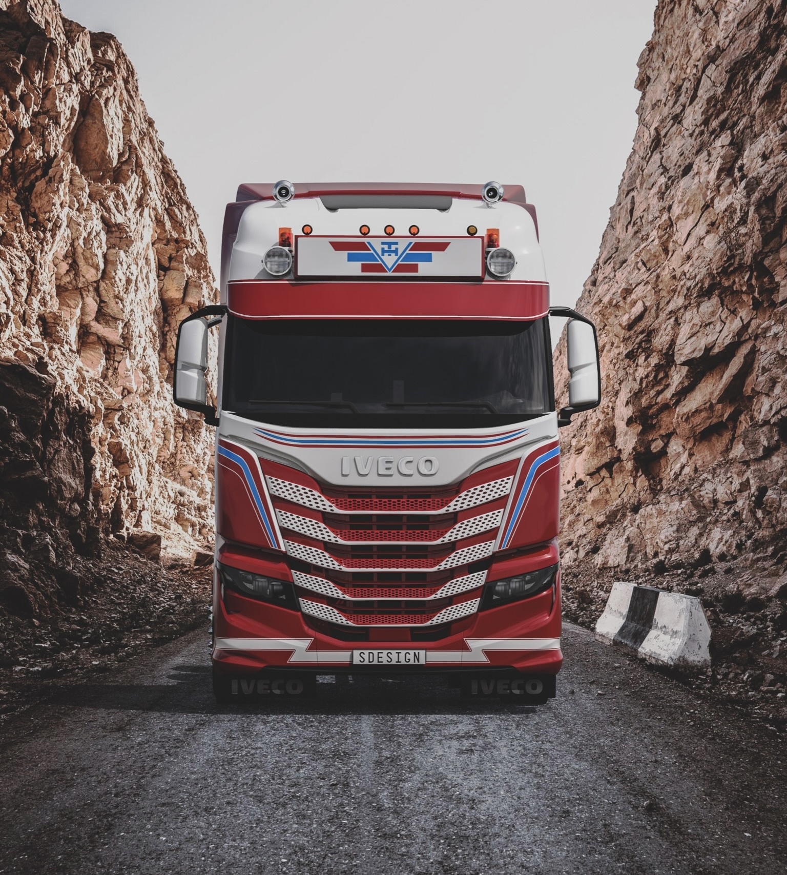 Fox Parts lage zonneklep voor Iveco S-Way
