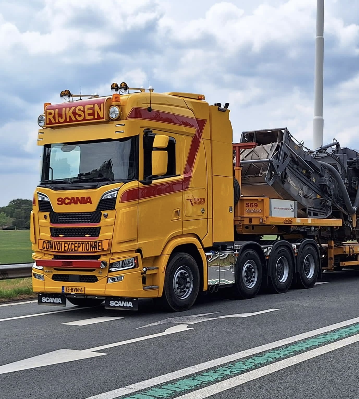 Fox Parts Zonneklep Scania NextGen Recht 30cm