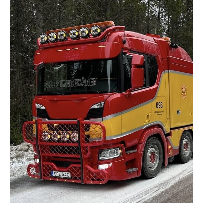 Solarguard-solskydd, Scania NG 5 Toppljushål rak