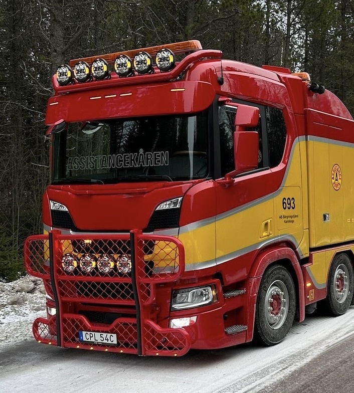 Solarguard Solarguard-solskydd, Scania NG 5 Toppljushål rak