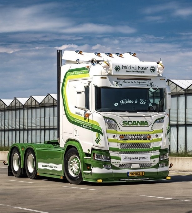 Fox Parts Zonneklep Scania NextGen Recht 34cm met Siberia 42" of 50"