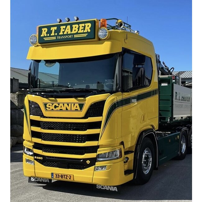 Barres de toit Turbo Truckparts Scania NG en acier inoxydable