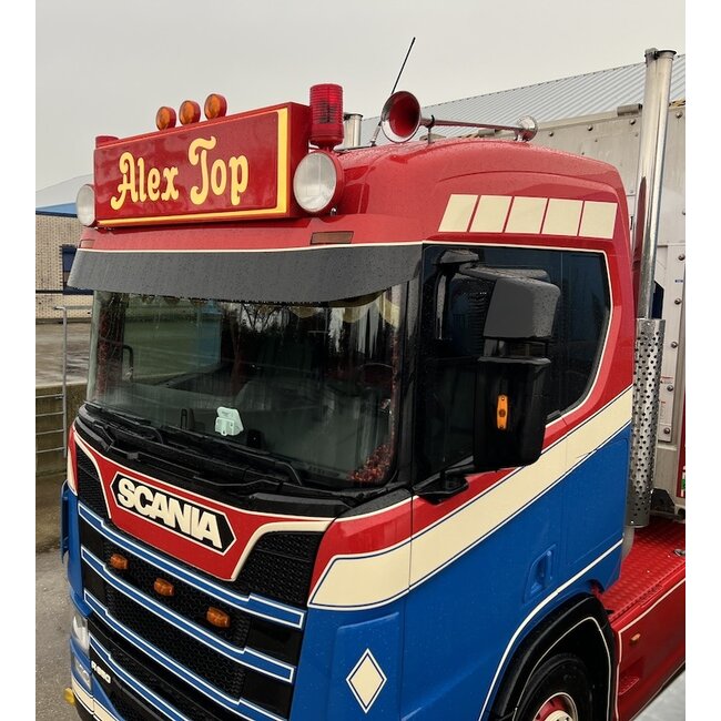 Fox Parts Zonneklep Scania NG Recht 35cm